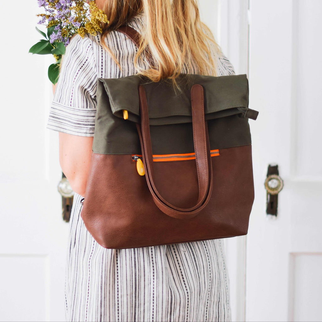 Greenpoint Laptop Backpack & Tote Purple Meleager